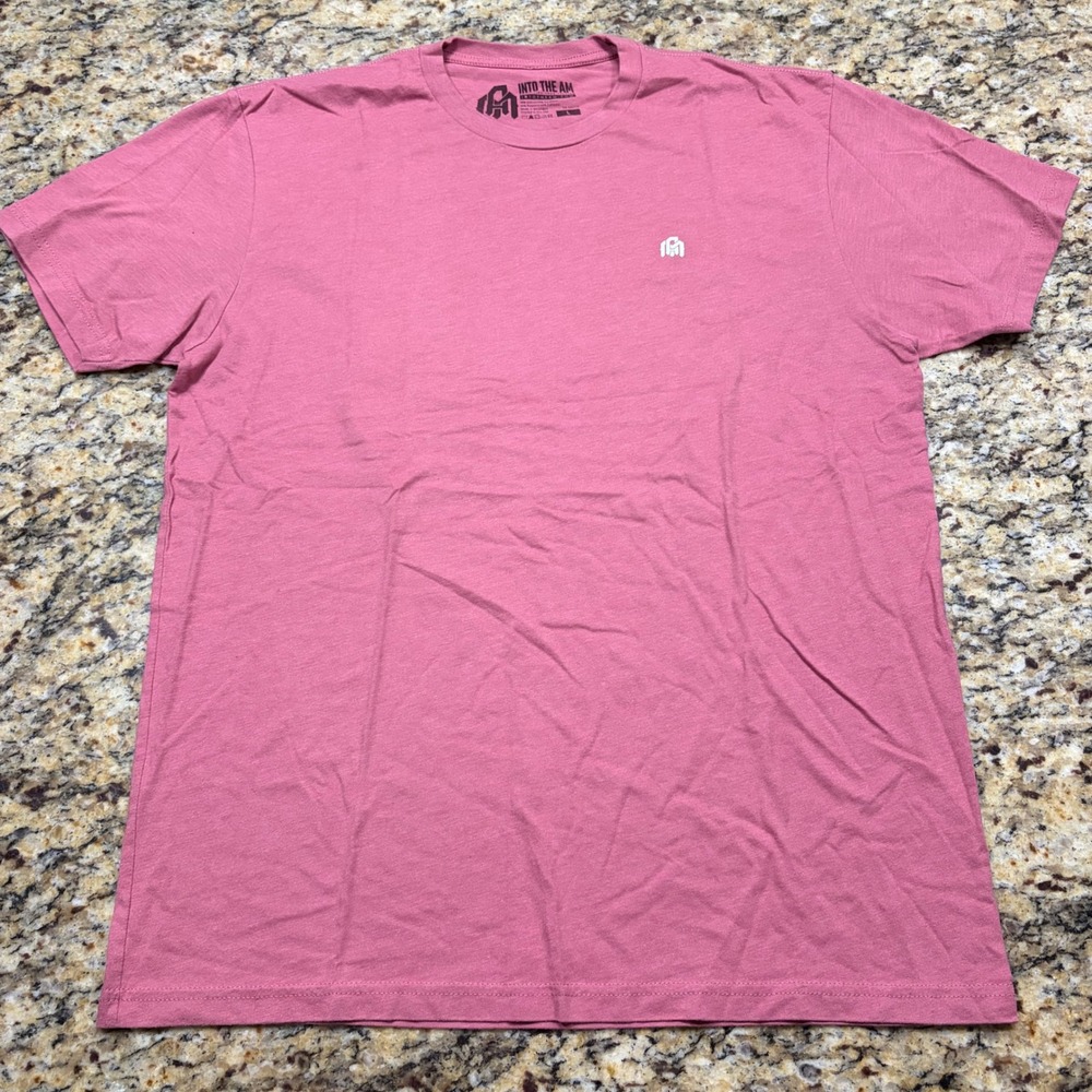 VRST Mens Graphic Tee Short Sleeve Crewneck T-Shirt Pink Red Size L ws